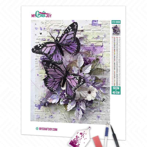 Butterflies - DIY Diamond Painting Kit