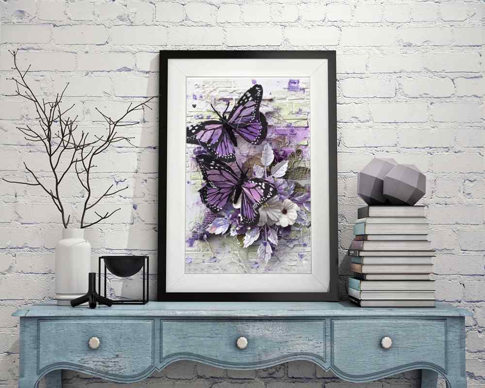 Butterflies - DIY Diamond Painting Kit