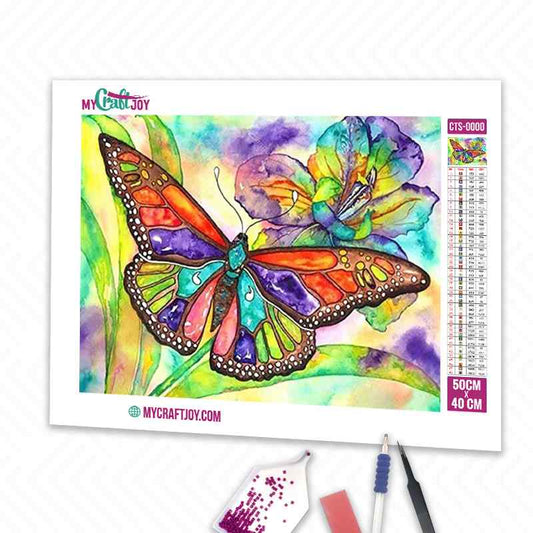 Butterflies - DIY Diamond Painting Kit