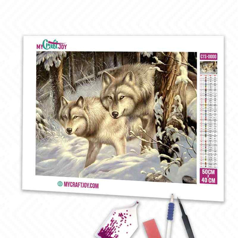 Wolves - DIY Diamond Painting Kit
