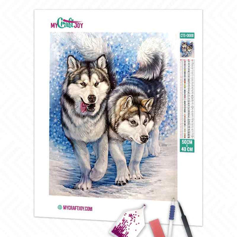 Wolves - DIY Diamond Painting Kit