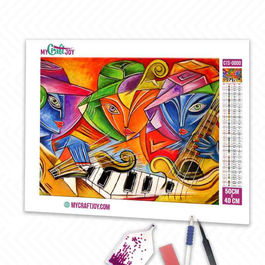 Abstract - DIY Diamond Painting Kit