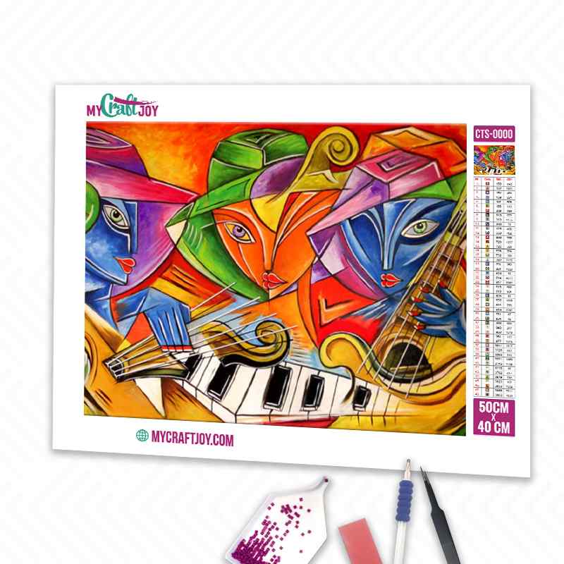 Abstract - DIY Diamond Painting Kit