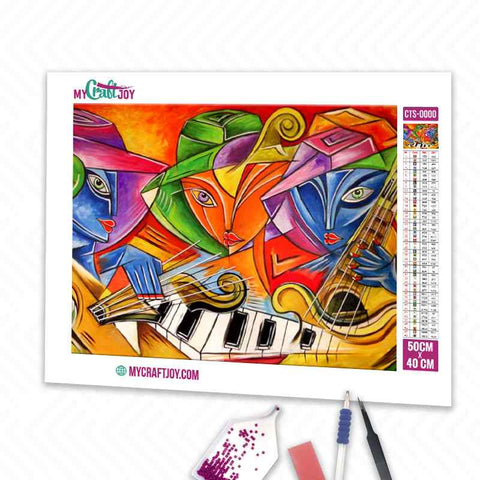 Abstract - DIY Diamond Painting Kit