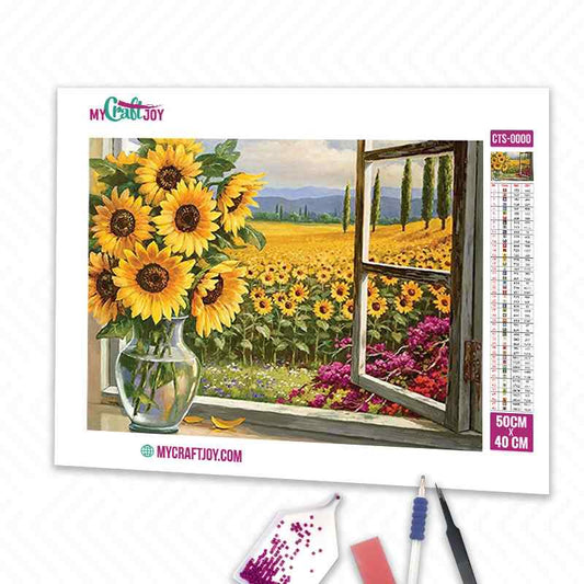 Flowers - DIY Diamond Painting Kit