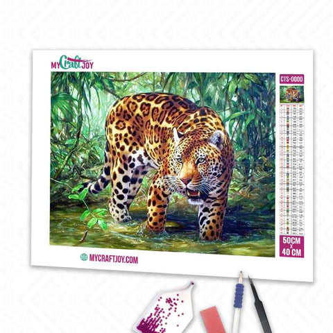 Leopard - DIY Diamond Painting Kit