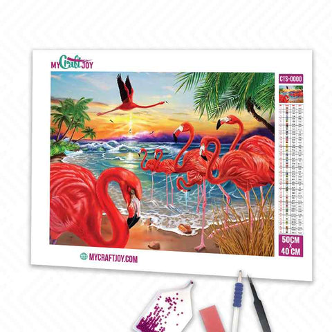 Flamingos - DIY Diamond Painting Kit