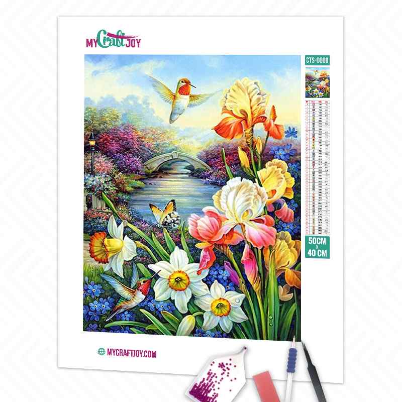 Hummingbirds - DIY Diamond Painting Kit