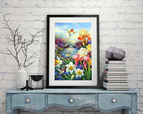Hummingbirds - DIY Diamond Painting Kit