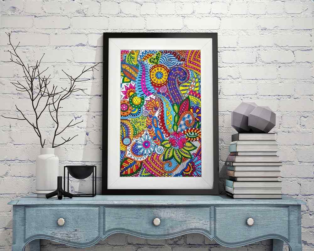 Flowers Mandala - DIY Diamond Painting Kit