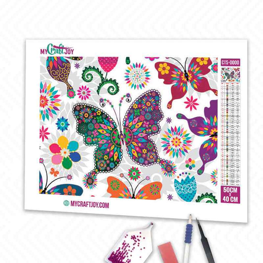 Butterflies Mandala - DIY Diamond Painting Kit