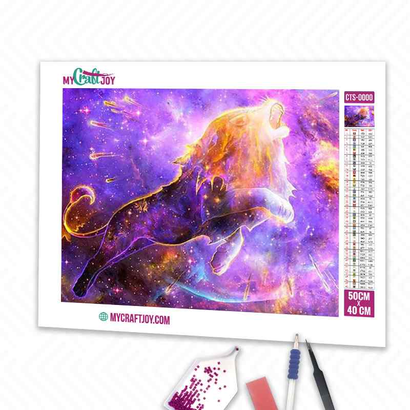 Lion - DIY Diamond Painting Kit