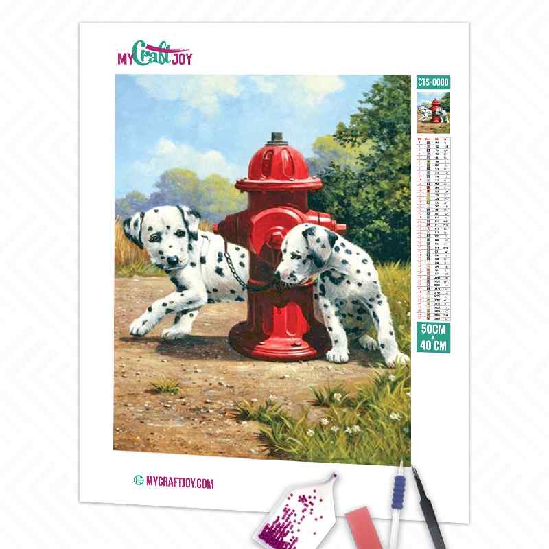 Dalmatian Puppies - DIY Diamond Painting Kit