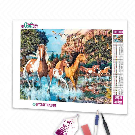 Horses - DIY Diamond Painting Kit