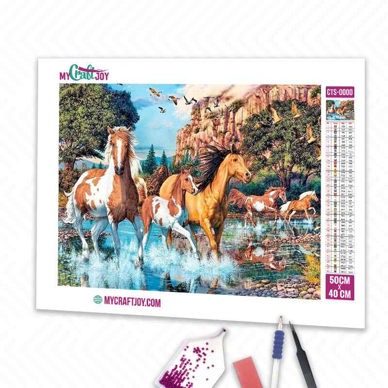 Horses - DIY Diamond Painting Kit