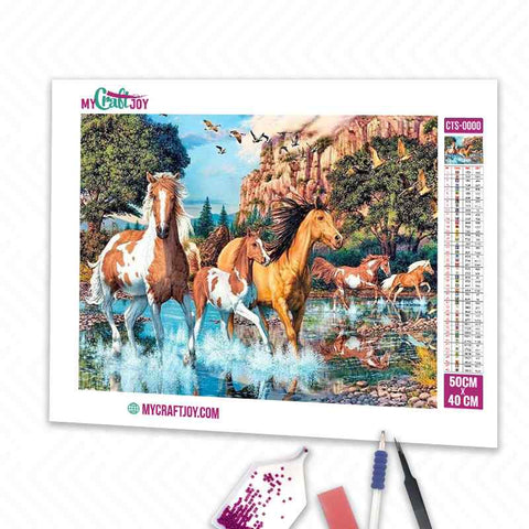 Horses - DIY Diamond Painting Kit