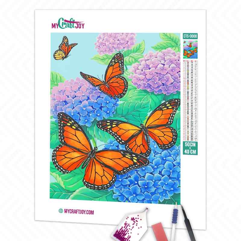 Butterflies - DIY Diamond Painting Kit