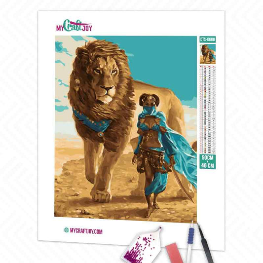 Lion - DIY Diamond Painting Kit