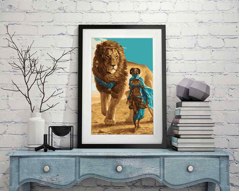Lion - DIY Diamond Painting Kit