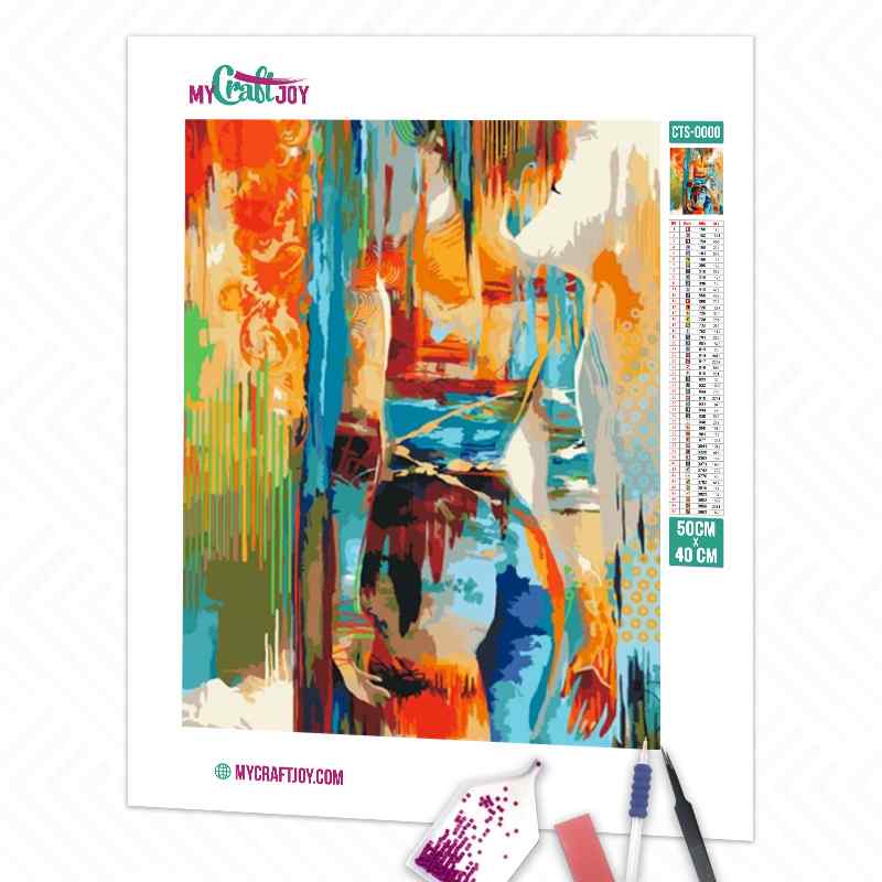 Abstract - DIY Diamond Painting Kit