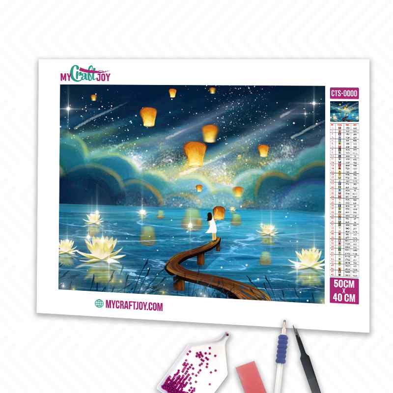 Asian Night - DIY Diamond Painting Kit