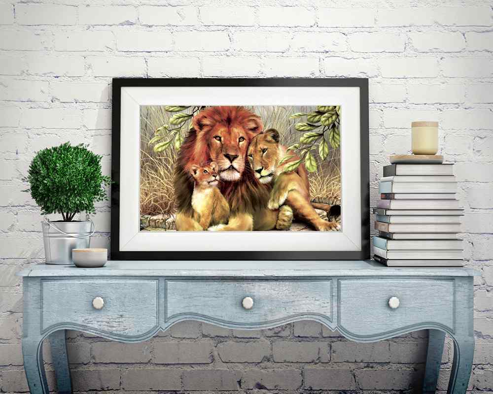 Lions - DIY Diamond Painting Kit