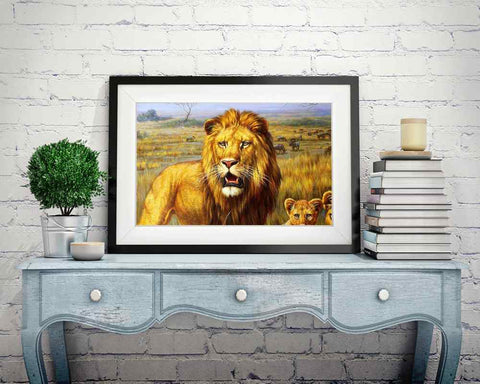 Lion - DIY Diamond Painting Kit