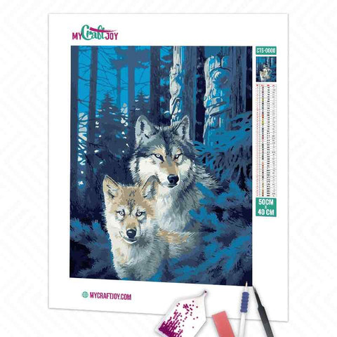 Wolves - DIY Diamond Painting Kit