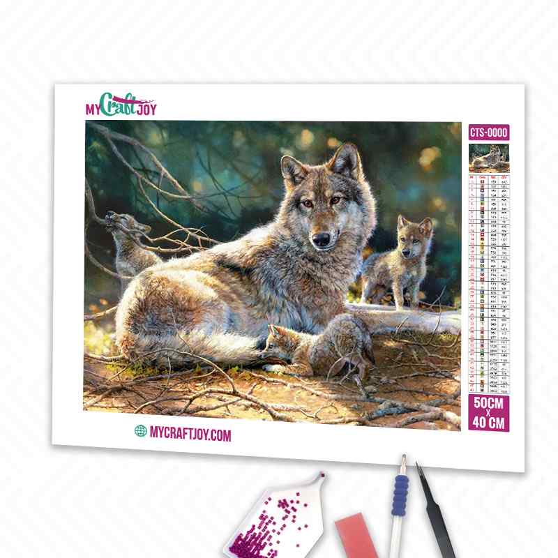 Wolves - DIY Diamond Painting Kit