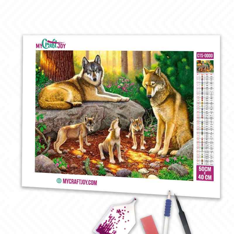 Wolves - DIY Diamond Painting Kit