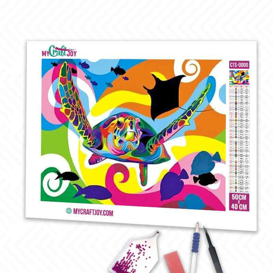 Abstract - DIY Diamond Painting Kit