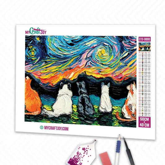 Abstract - DIY Diamond Painting Kit