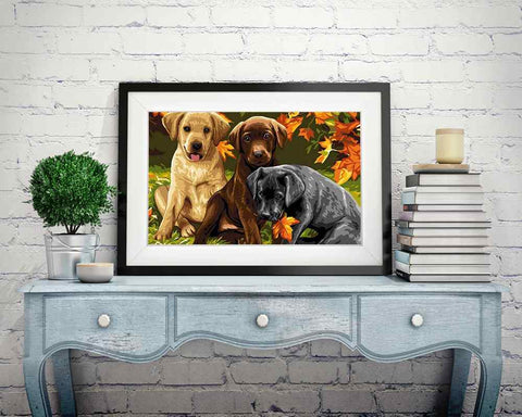 Puppies - DIY Diamond Painting Kit