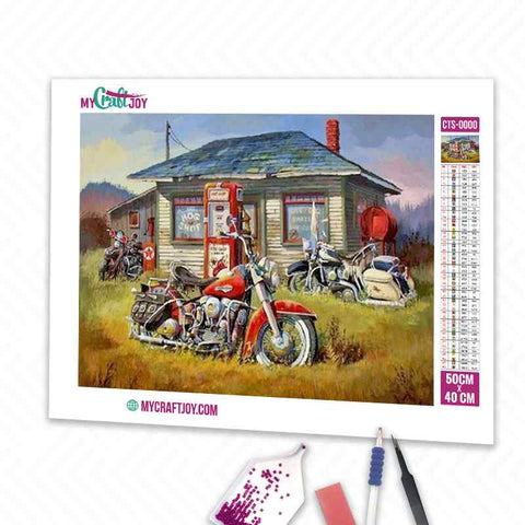 Motorcycles - DIY Diamond Painting Kit