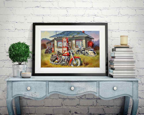 Motorcycles - DIY Diamond Painting Kit