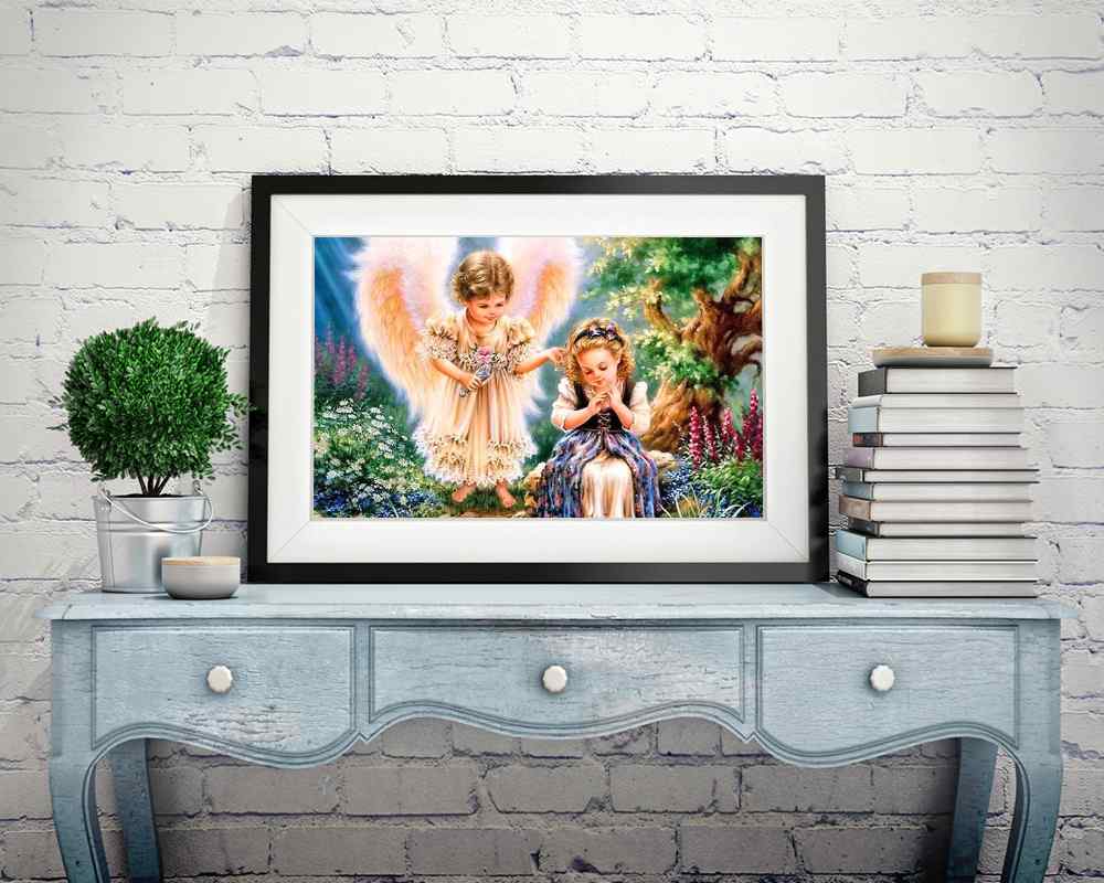 Angel and Girl - DIY Diamond Painting Kit