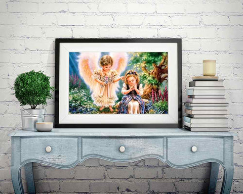 Angel and Girl - DIY Diamond Painting Kit