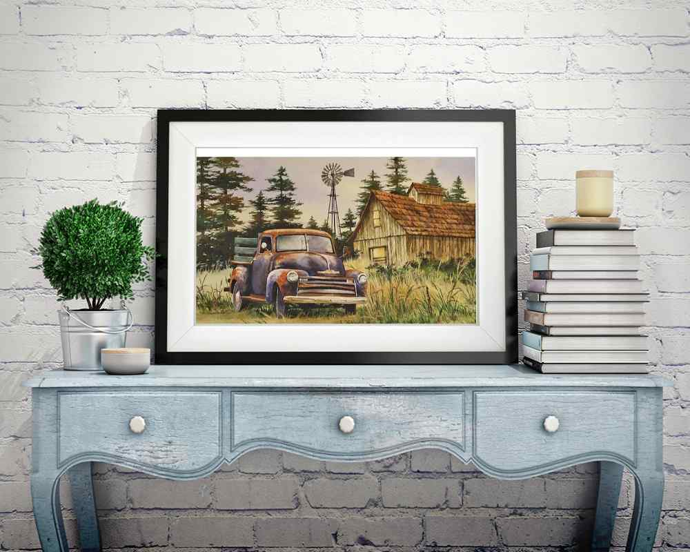 Old Car - DIY Diamond Painting Kit