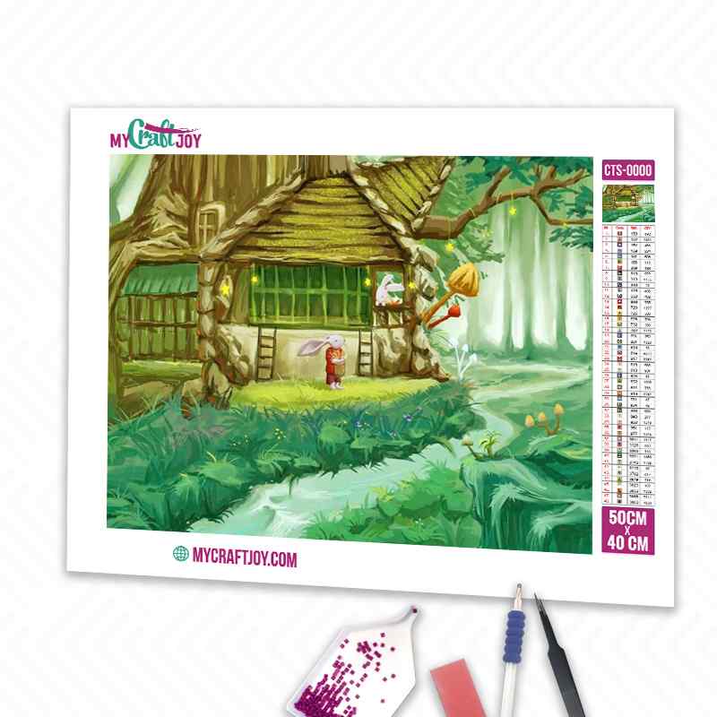 Rabbit House - DIY Diamond Painting Kit