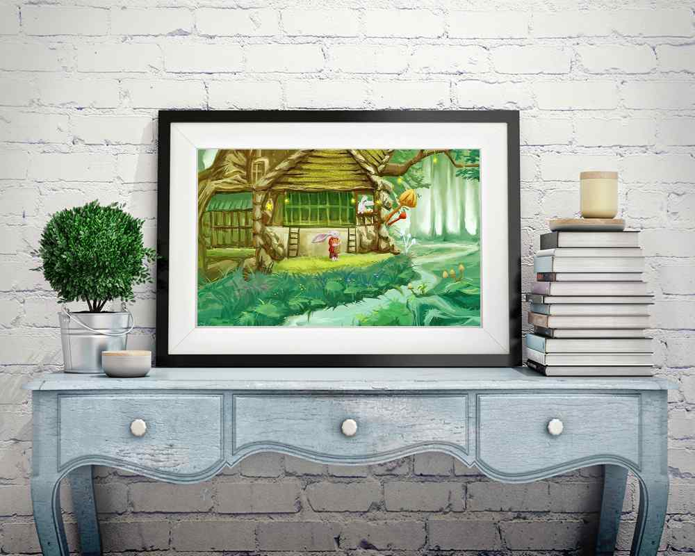 Rabbit House - DIY Diamond Painting Kit