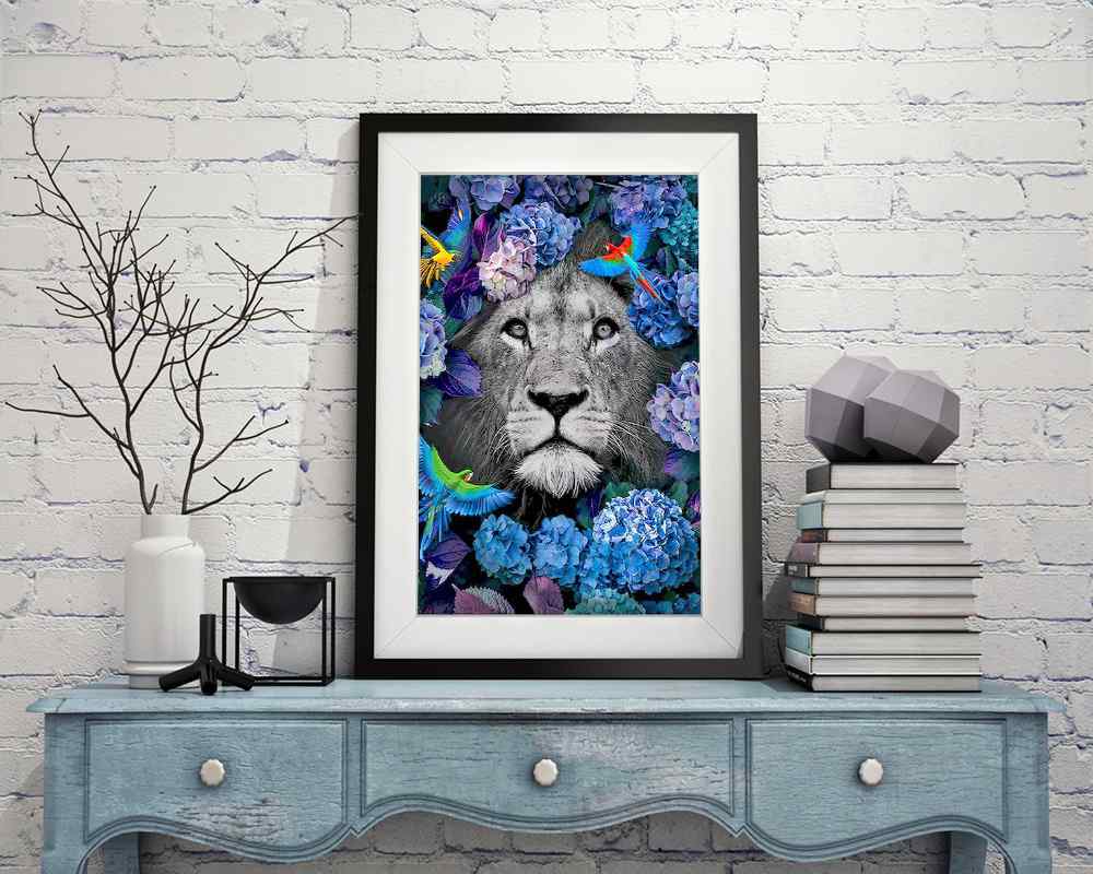 Lion - DIY Diamond Painting Kit