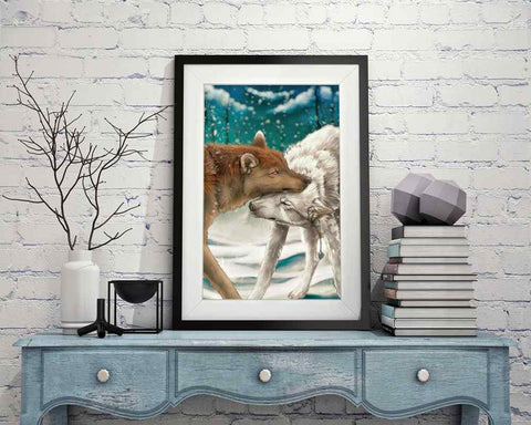 Wolves Love - DIY Diamond Painting Kit