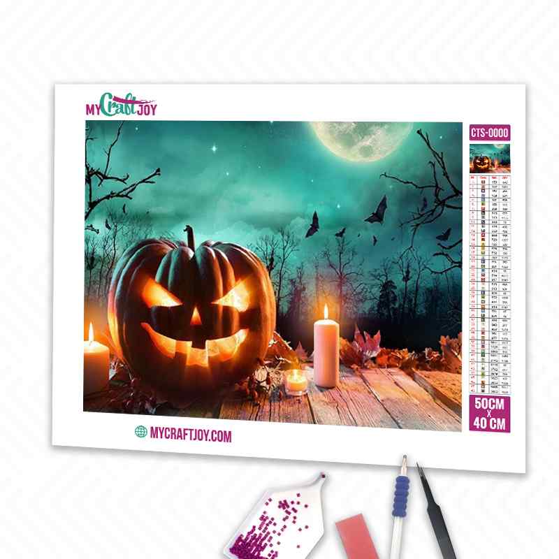 Helloween Pumpkin - DIY Diamond Painting Kit
