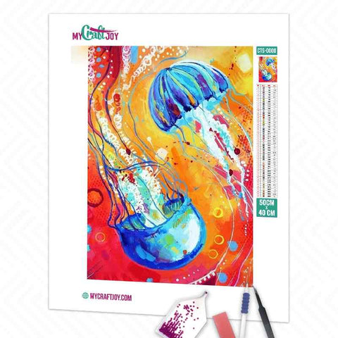 Medusa Abstract - DIY Diamond Painting Kit