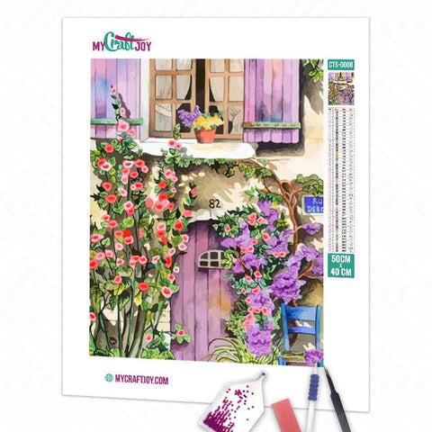 Flower House - DIY Diamond Painting Kit