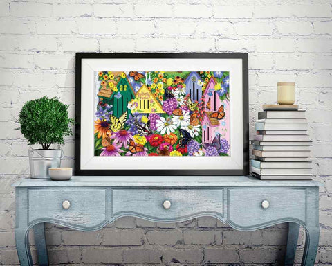 Butterflies House - DIY Diamond Painting Kit