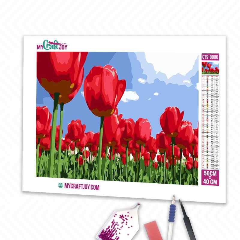 Tulips - DIY Diamond Painting Kit