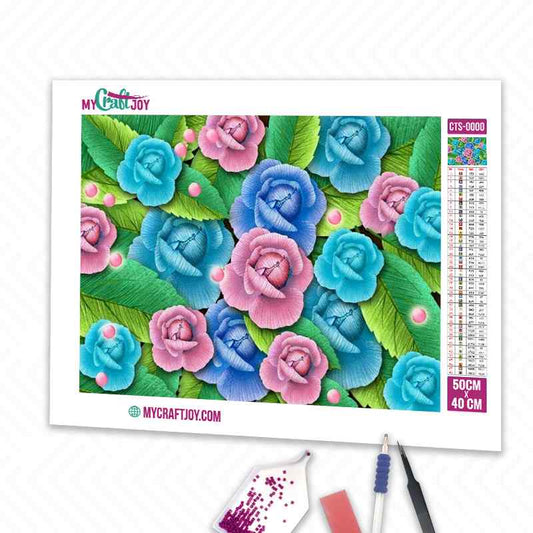 Flowers - DIY Diamond Painting Kit