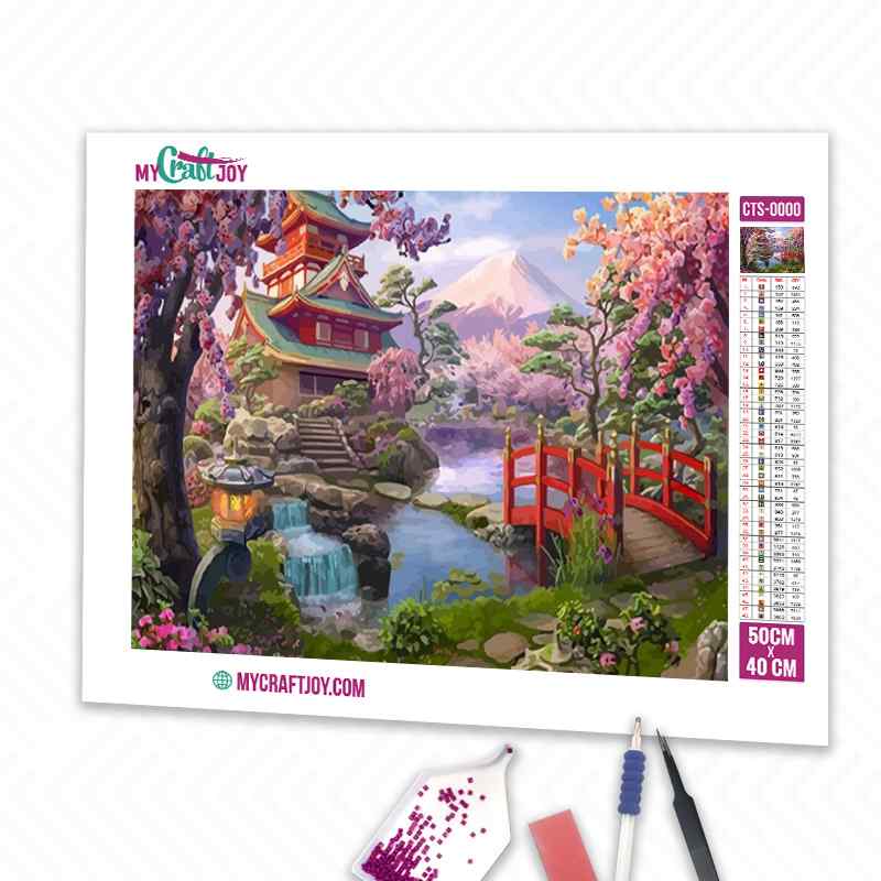 Asian Garden - DIY Diamond Painting Kit