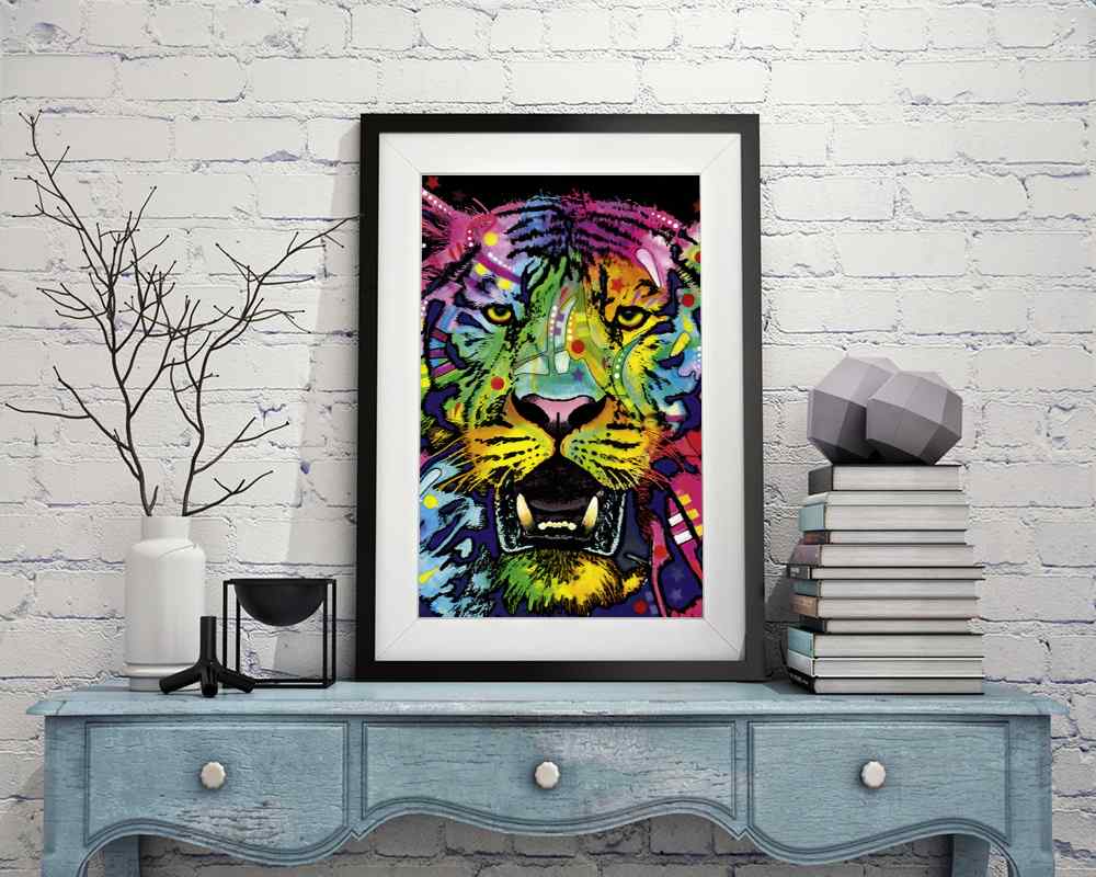 Tiger Abstract - DIY Diamond Painting Kit